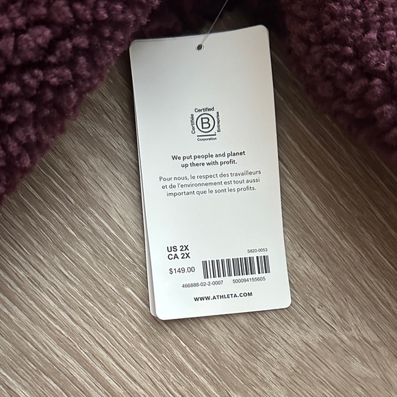 Women's Cabernet cozy Sherpa snap sweatshirt - Picture 2 of 13